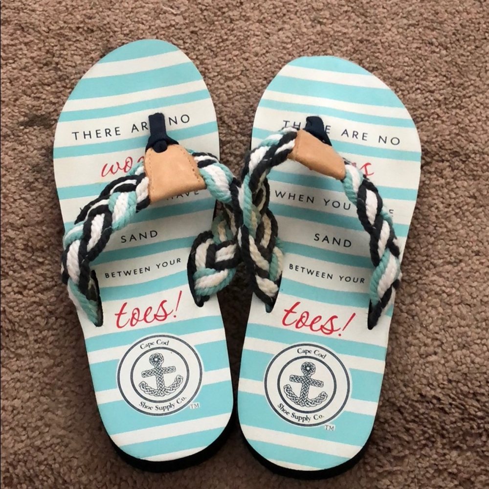 Cape cod rope flip flops
